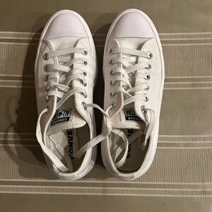 Converse Women's White Canvas Sneakers